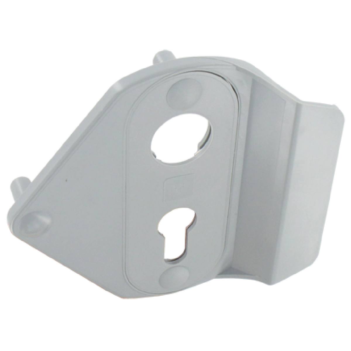 POIGNÉE POUR SERRURE DE GARAGE À DEMI-CYLINDRE, BOUTON POUSSOIR ET TIRAGE