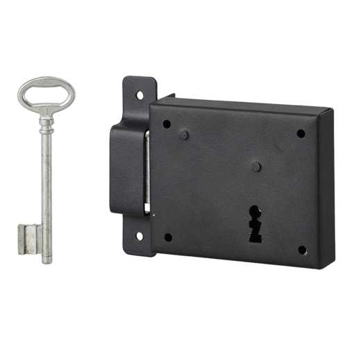 SERRURE DE CAVE HORIZONTALE PÊNE DORMANT GAUCHE