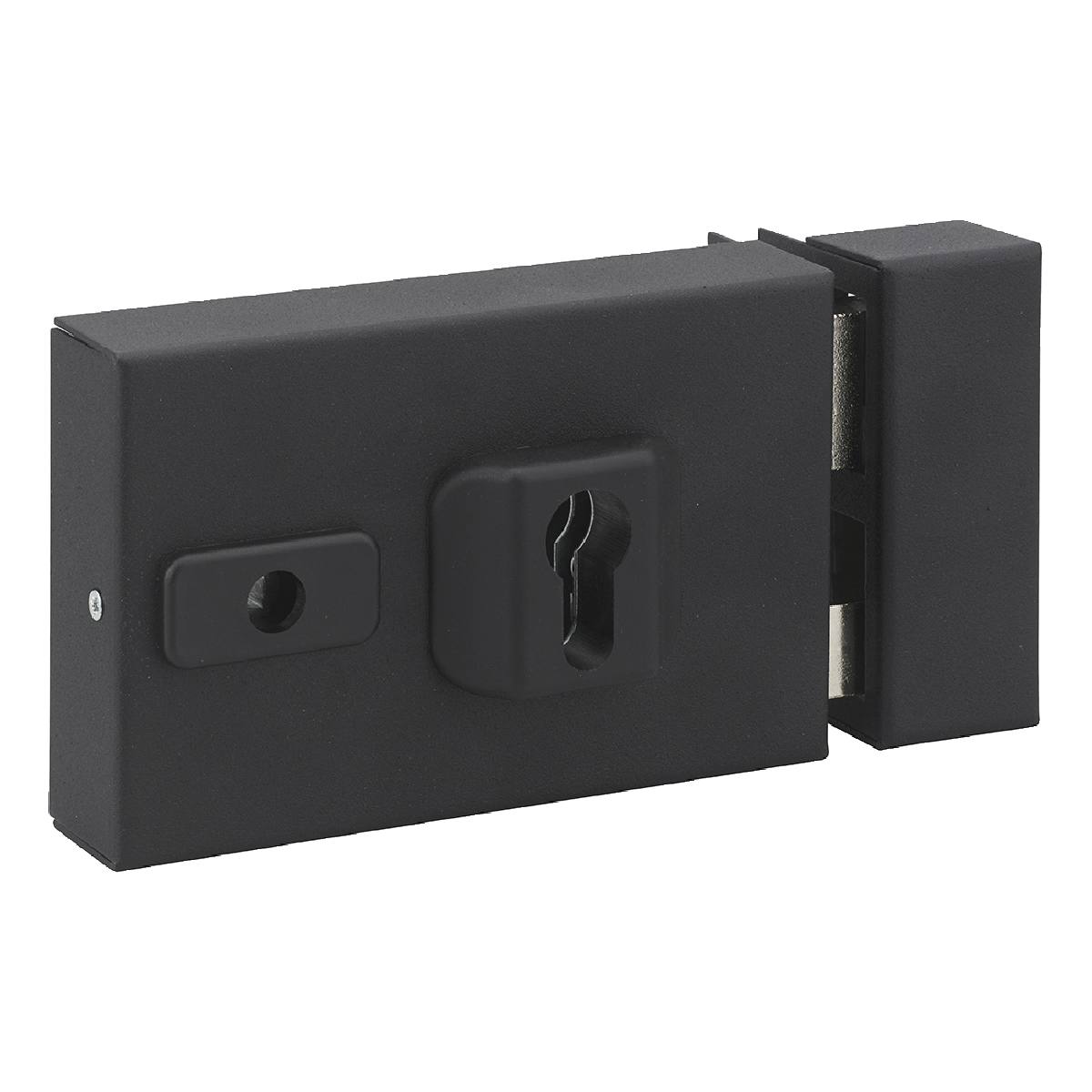 SERRURE APPLIQUE HORIZONTALE À FOUILLOT AXE VARIABLE