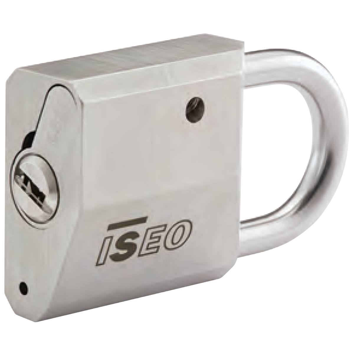 CADENAS GERA LAITON NICKELÉ ANSE INOX 50 MM POUR DEMI-CYLINDRE