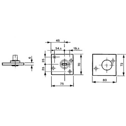 PLAQUE DE PROPRETÉ POUR FAUX PIVOT