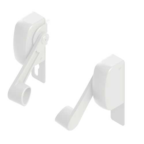 ANTI-PANIQUE GS AP100 - 1 POINT LATÉRAL BLANC 9010