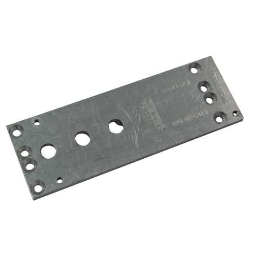 PLAQUE DE MONTAGE ARGENT