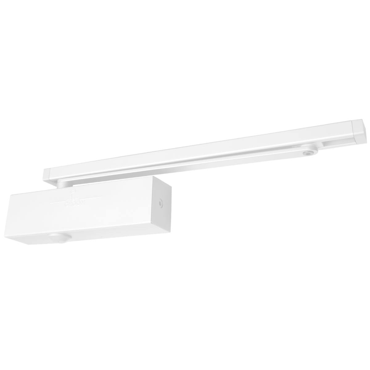 FERME-PORTE AVEC BRAS A COULISSE GR 3400 BLANC 9016