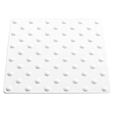 DALLE PODOTACTILE INTÉRIEURE BLANCHE 420 x 450