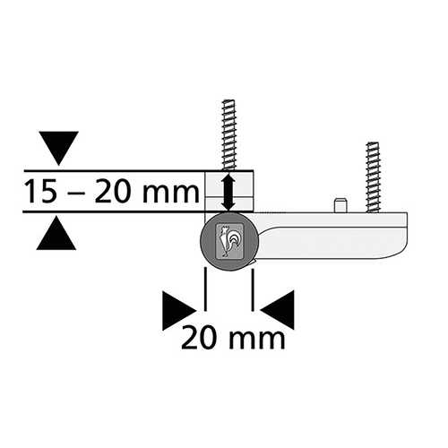 PAUMELLE KT-SV POUR DORMANT STANDARD