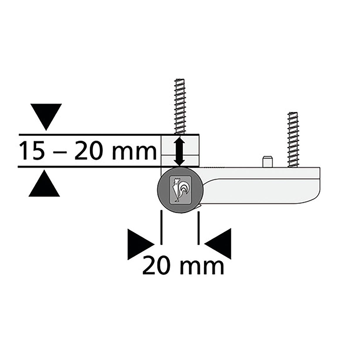 PAUMELLE KT-SV POUR DORMANT STANDARD