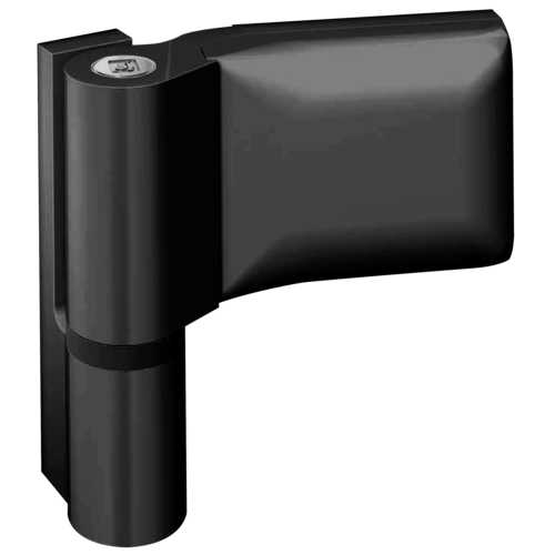 PAUMELLE AT-G POUR PORTE AFFLEURANTE NOIR 9005 MAT