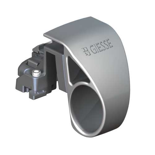 LOQUETEAU TWIN DE SOUFFLET ARGENT 9006