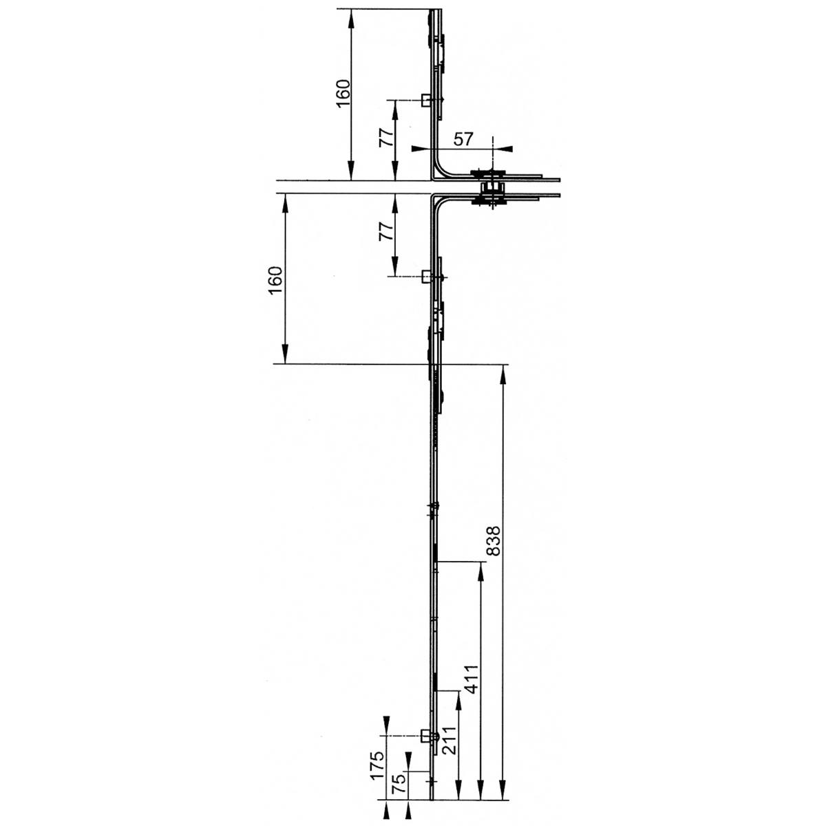 RENVOI D'ANGLE POUR PORTE FERMIÈRE