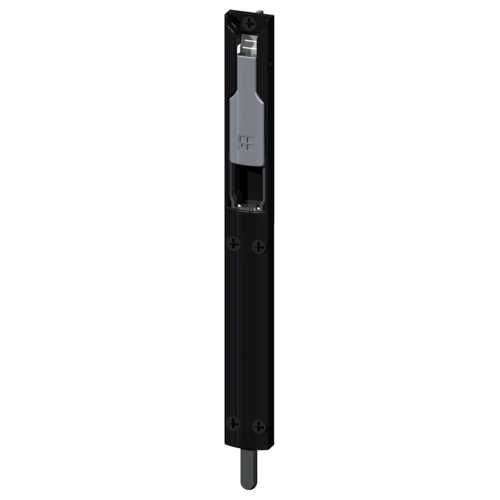 VERROU EN FEUILLURE MAYA NOIR 220 MM