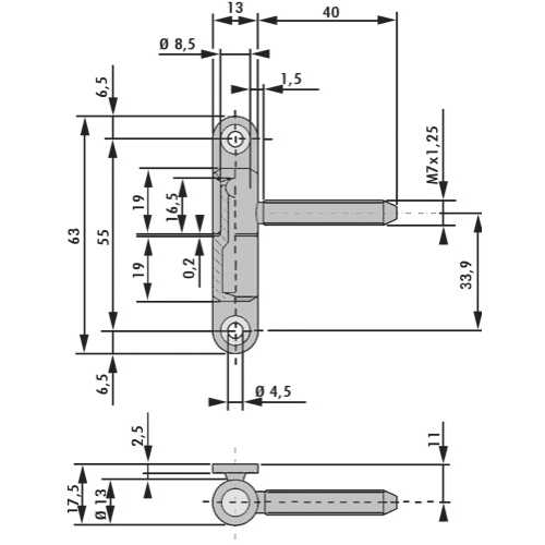 FICHE FEMELLE Ø 13 MM BLANC 9010