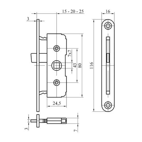 LOQUET-BATTEUSE EXTENSIBLE