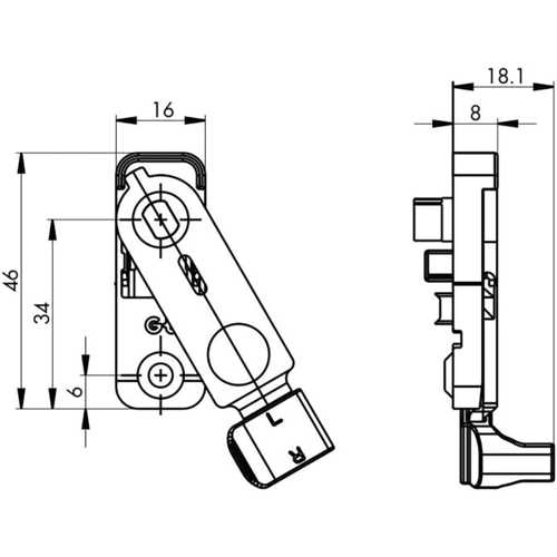 ANTI-FAUSSE MANOEUVRE AXE 9 MM