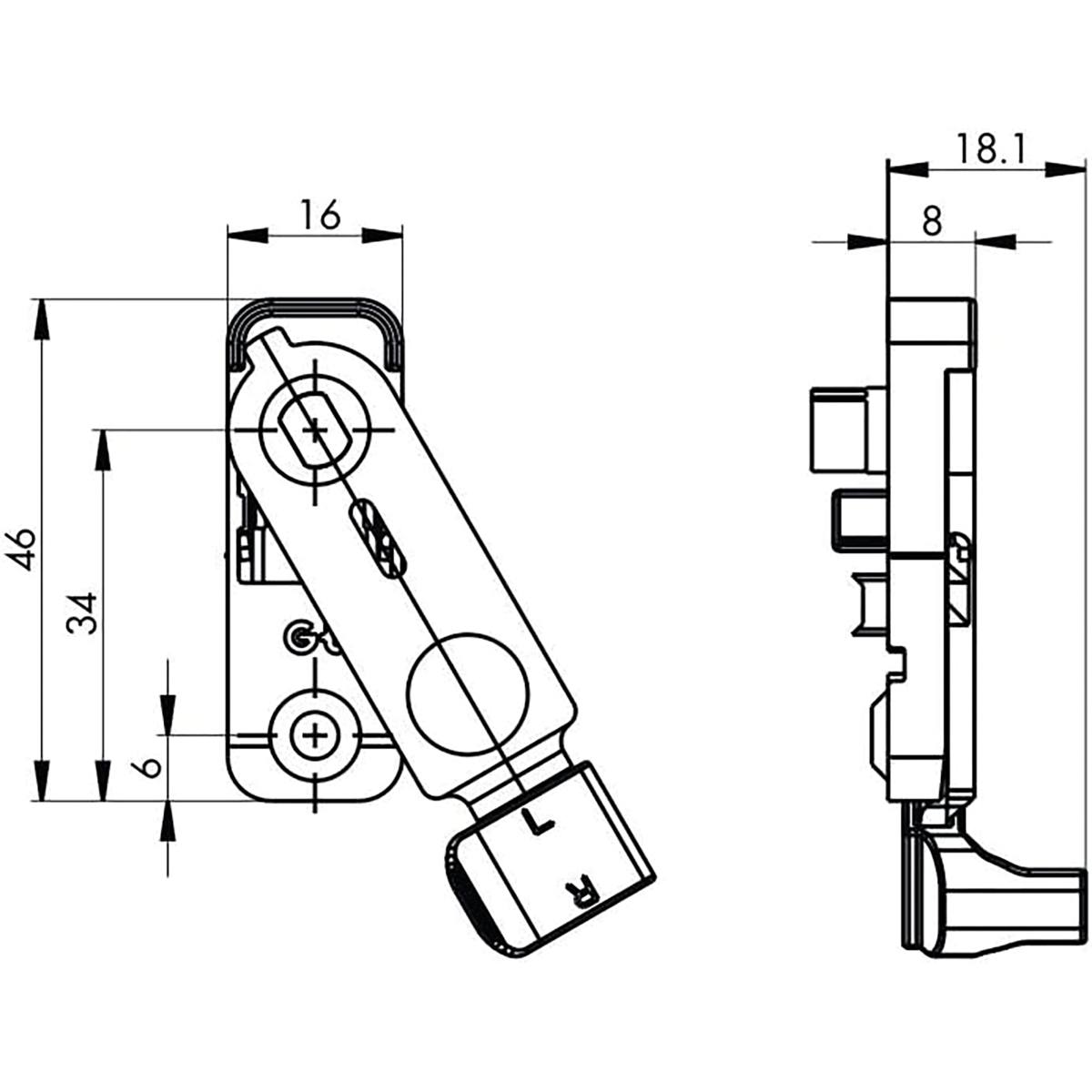 ANTI-FAUSSE MANOEUVRE AXE 9 MM