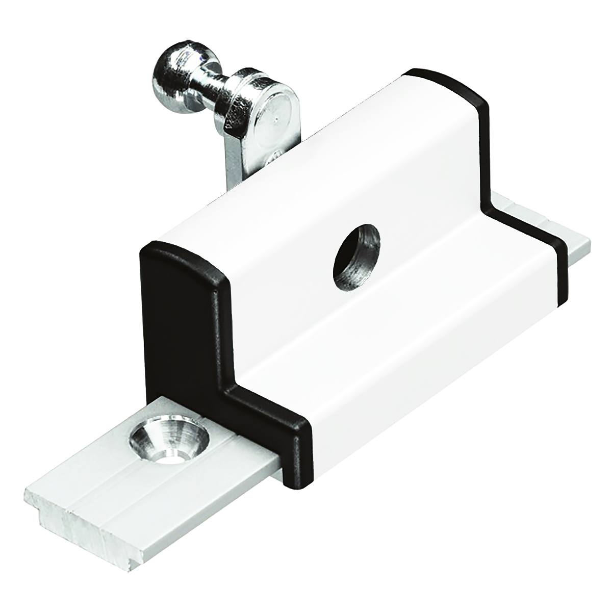 PALIER D'ACCROCHAGE BLANC 9016 POUR CHÂSSIS TRAPÈZE