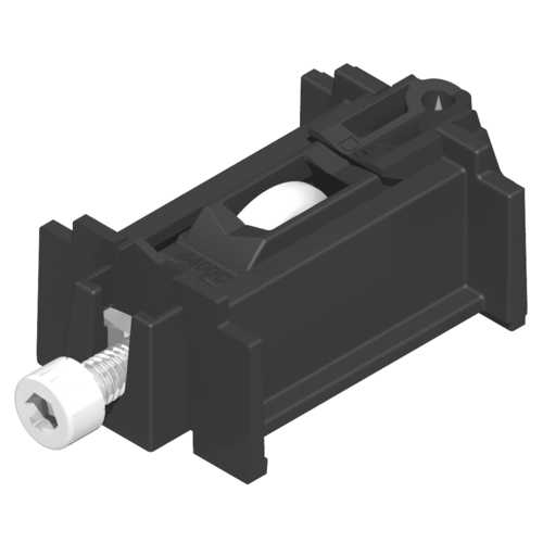 CHARIOT SIMPLE RÉGLABLE POUR COULISSANTS ALUMINIUM