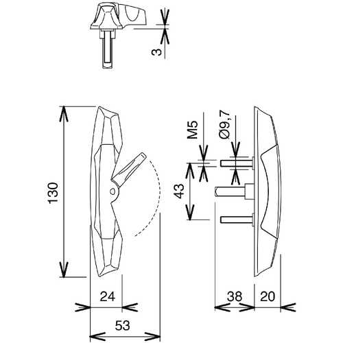 POIGNÉE DE MANOEUVRE SMASH