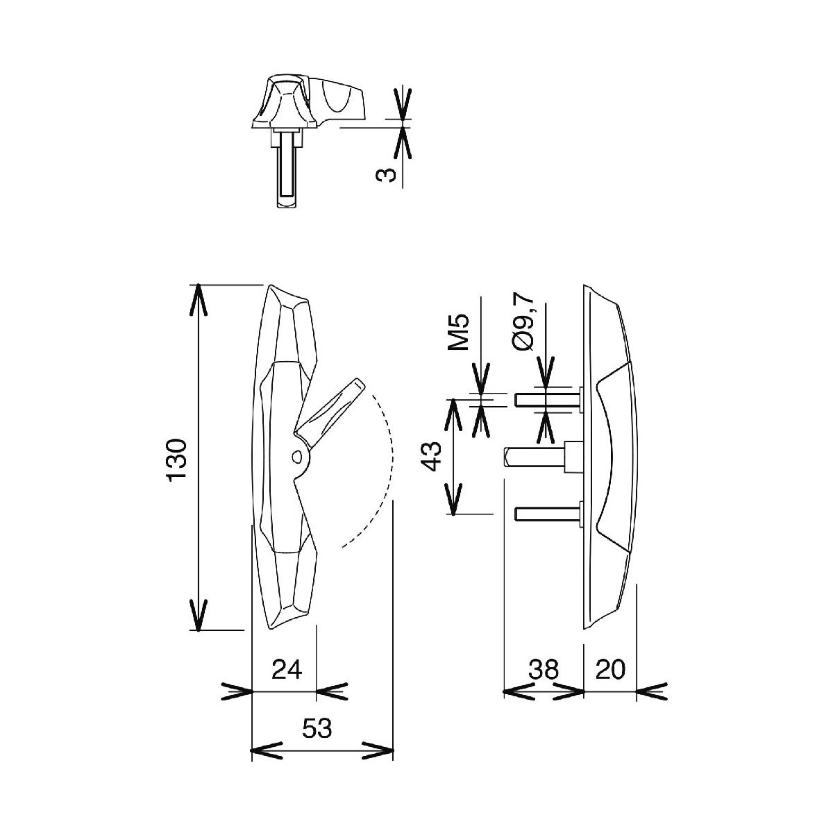 POIGNÉE DE MANOEUVRE SMASH