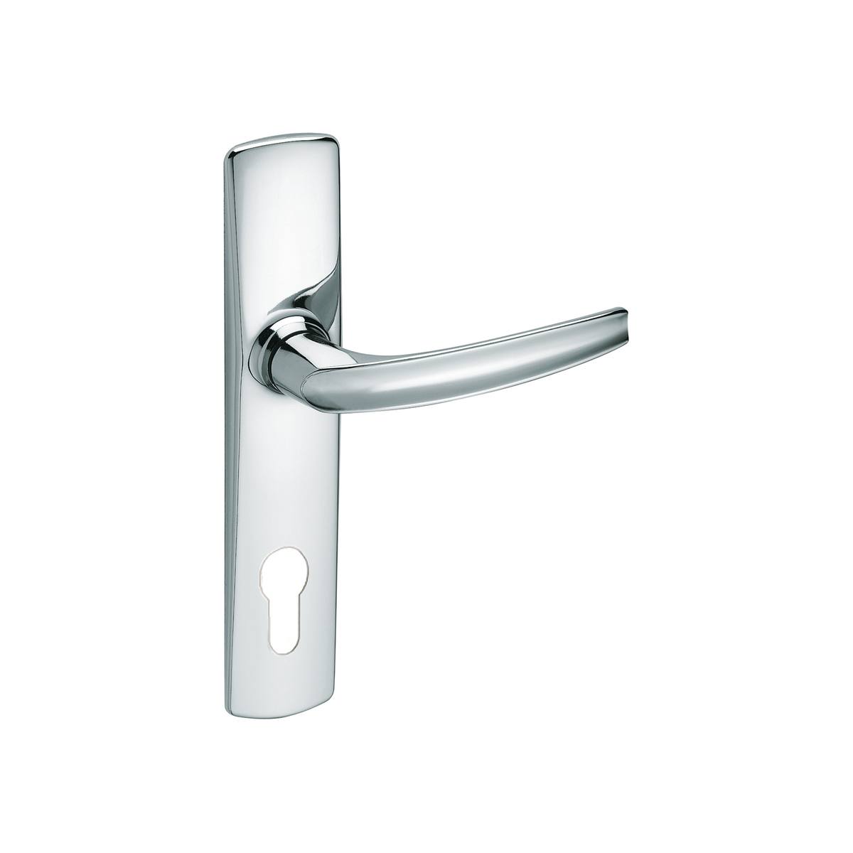 RIV-ANGERS CHROMÉ MIROIR CLÉ I SUR PLAQUE 165 MM