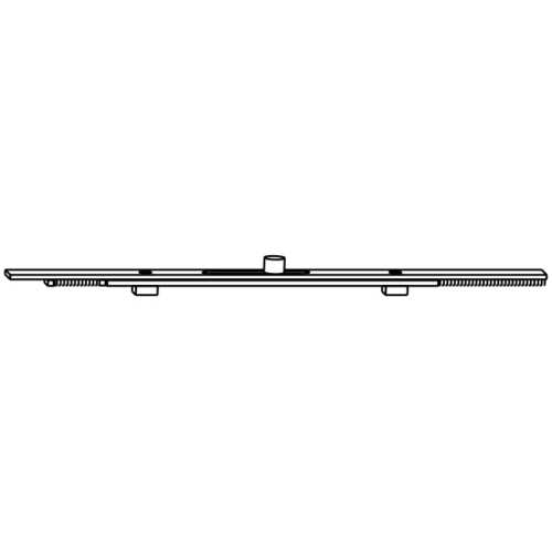 ÉLÉMENT INTERMÉDIAIRE HORIZONTAL POUR COULISSANTE À TRANSLATION GU 966/150 mZ ET GU 966/200 mZ