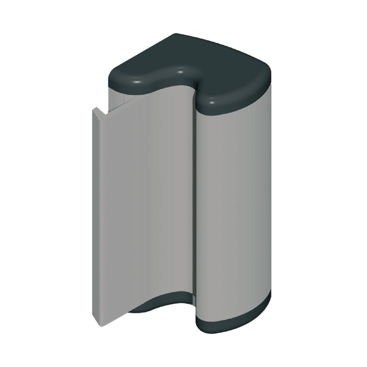 POIGNÉE DE COULISSANT SORGHO GRIS 9006