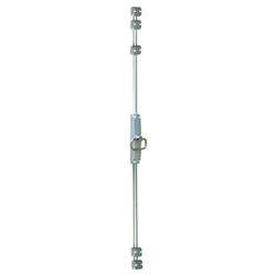 Pack 2 Tringles Pour Fausse Crémone MAP - Longueurs 1.30 M + 1.70 M, Noir Mat, Référence CRE01176