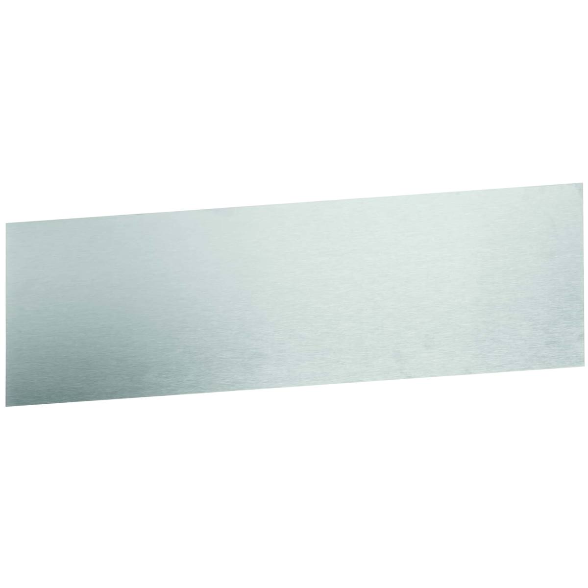 Plinthes de protection de porte épaisseur 0,8 mm en inox poli F17 - 820 x  150 mm - Le Temps des Travaux