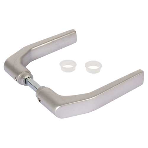 BÉQUILLE DOUBLE ALUMINIUM CARRÉ 8 MM POUR PORTAIL