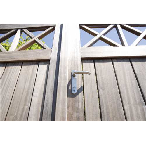PLAQUE DE SERRURE INOX CLÉ I POUR PORTAIL