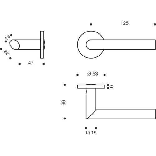 OVALIS L, BEQUILLES SUR ROSACE, CLÉ L, INOX