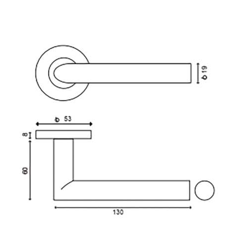 POMEROL, BEQUILLES SUR ROSACE, CLÉ I, INOX
