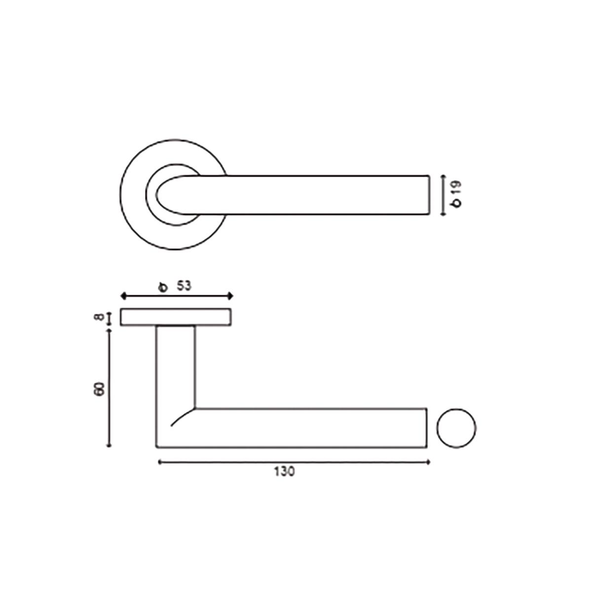 POMEROL, BEQUILLES SUR ROSACE, CLÉ I, INOX
