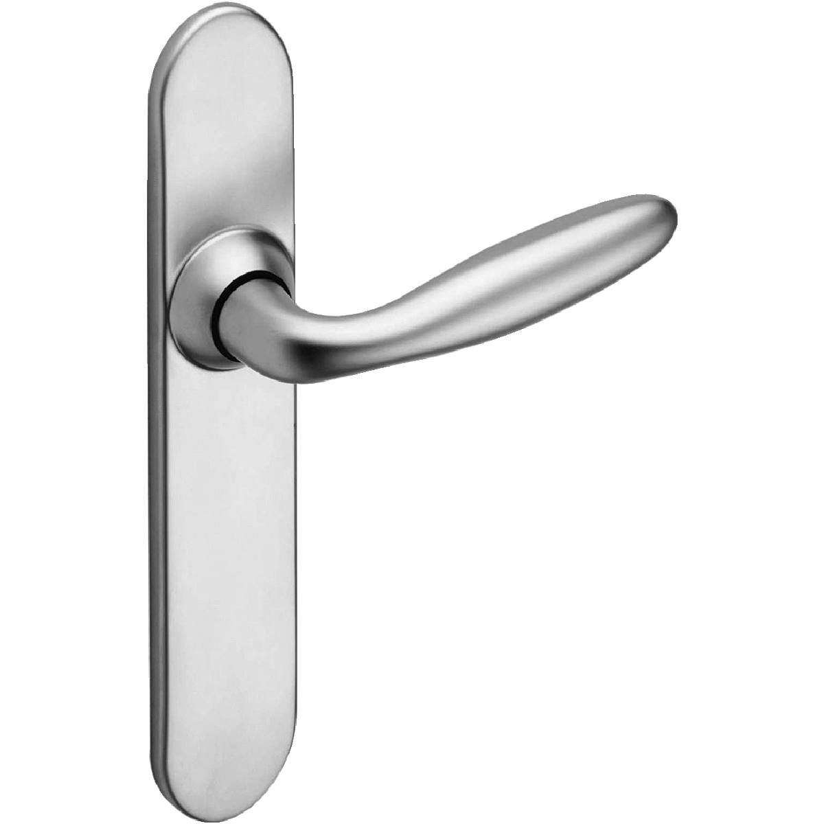 OPÉRA CHROMÉ VELOURS BEC DE CANE SUR PLAQUE 195 MM