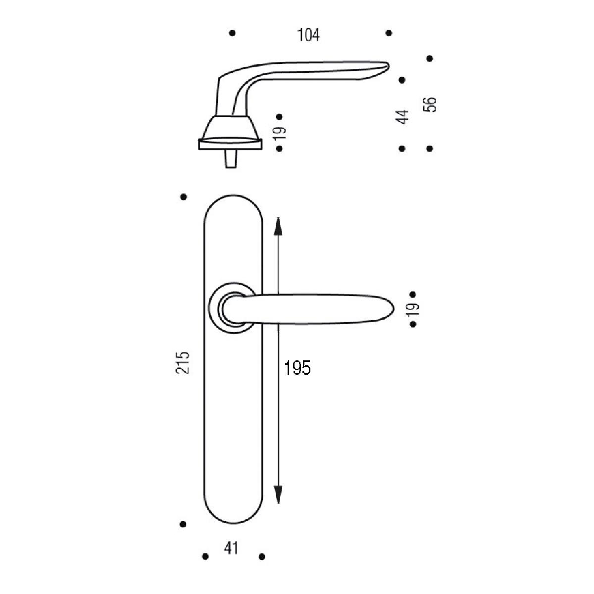 JAZZ CHROMÉ VELOURS CONDA. SUR PLAQUE 195 MM