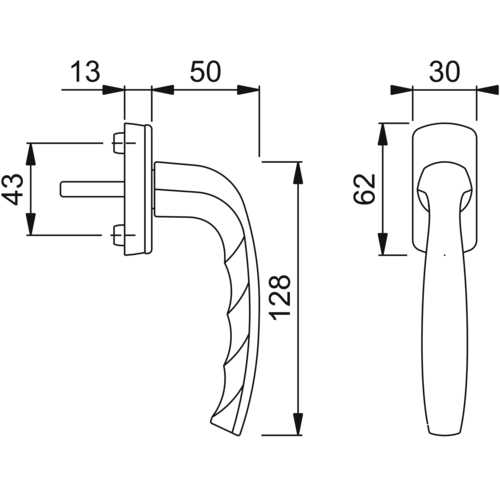 POIGNÉE DE FENÊTRE OB NEW YORK