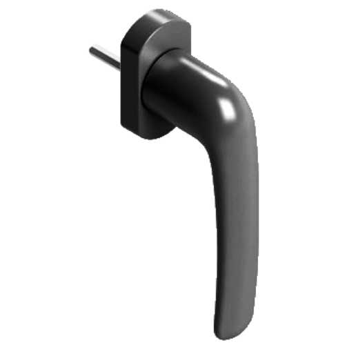 POIGNÉE DE FENÊTRE PRIMA NP SUPRA NOIR 9005