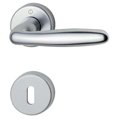 VERONA ARGENT, BEQUILLES SUR ROSACE, CLÉ L