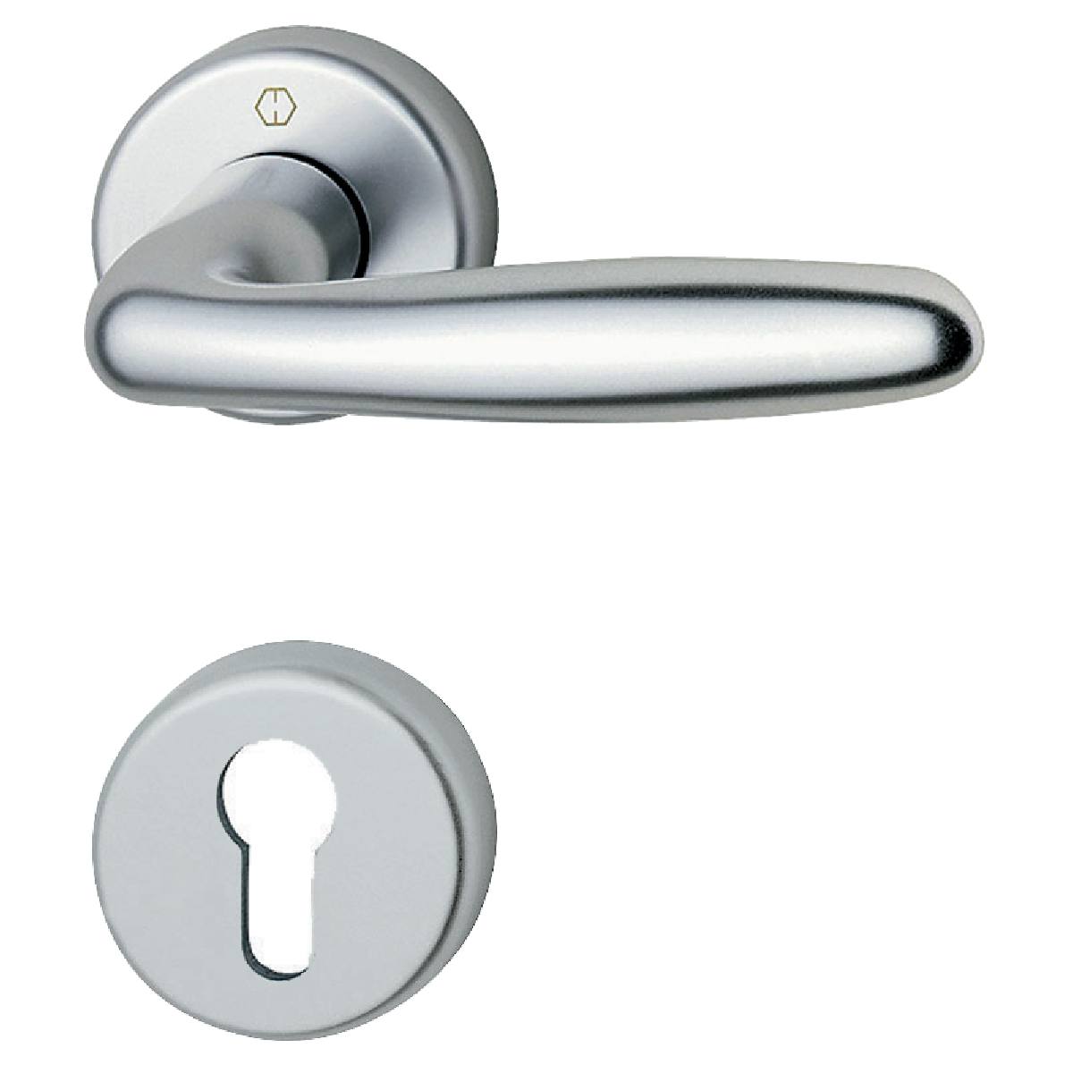 VERONA ARGENT, BEQUILLES SUR ROSACE, CLÉ I