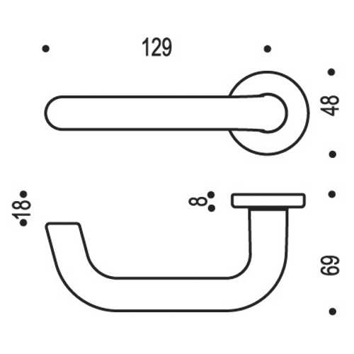 BÉQUILLE DOUBLE BERCY ARGENT