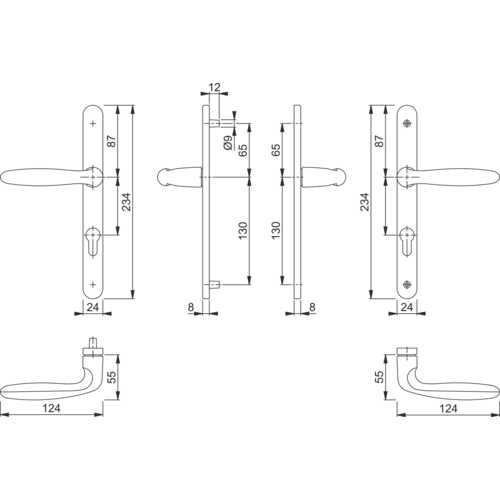 VERONA CLÉ I SUR PLAQUES ÉTROITES