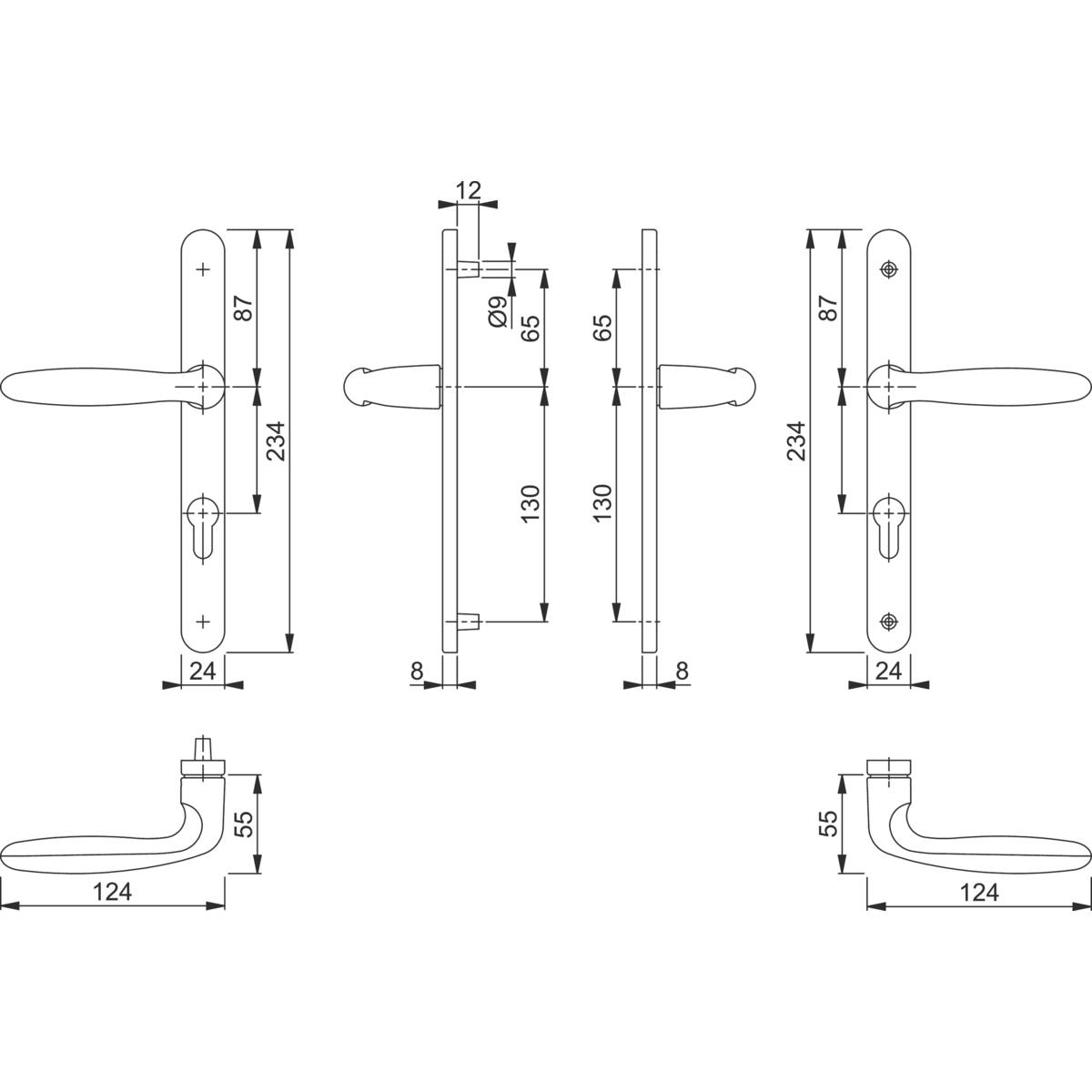 VERONA CLÉ I SUR PLAQUES ÉTROITES