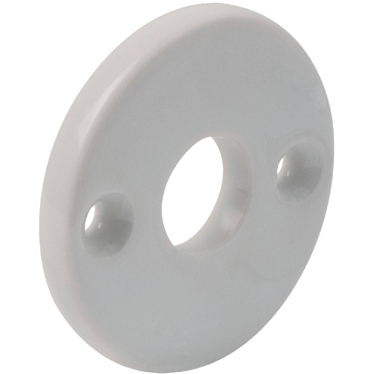 ROSACE TROU DE BÉQUILLE PORCELAINE BLANCHE