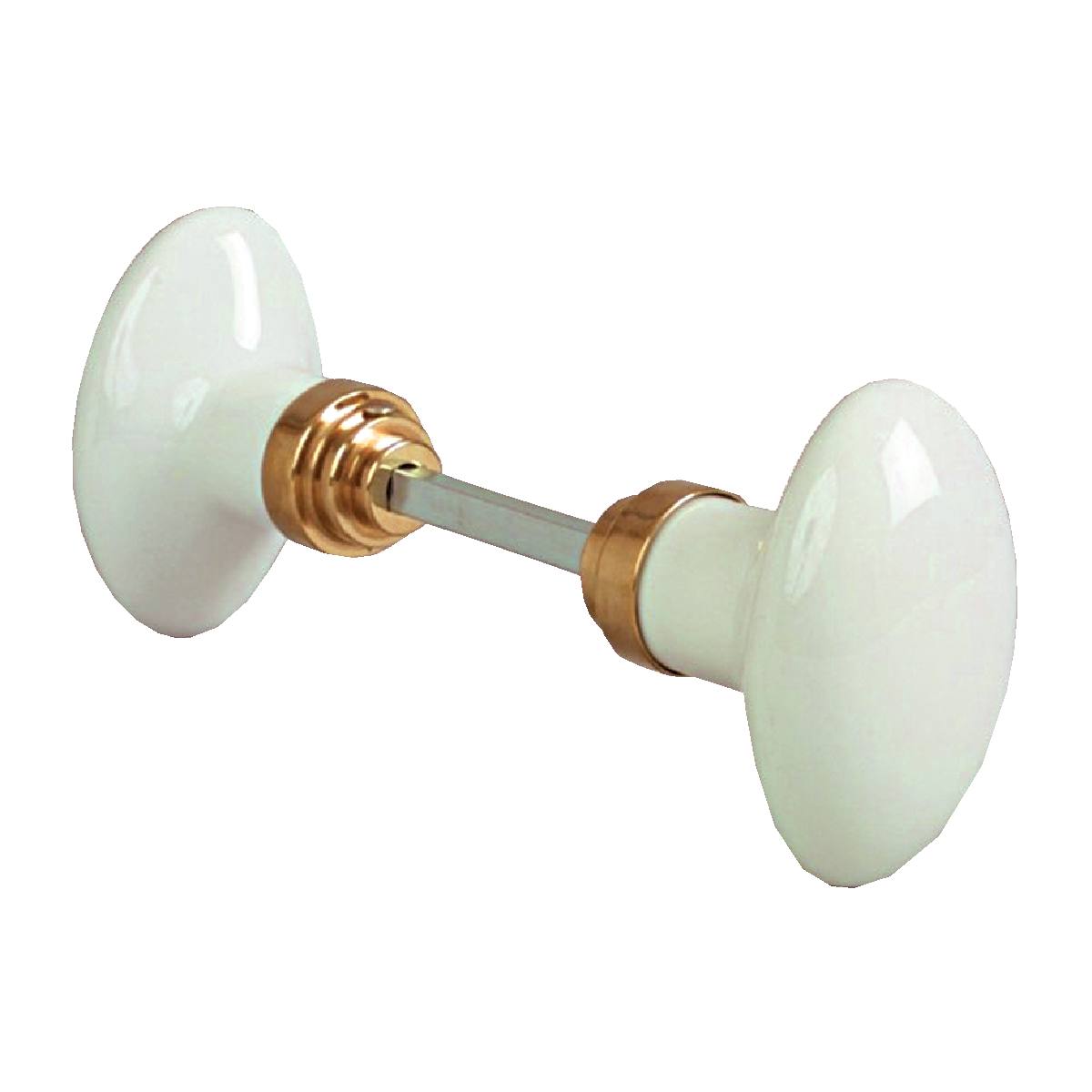 BOUTON DOUBLE OVALE PORCELAINE