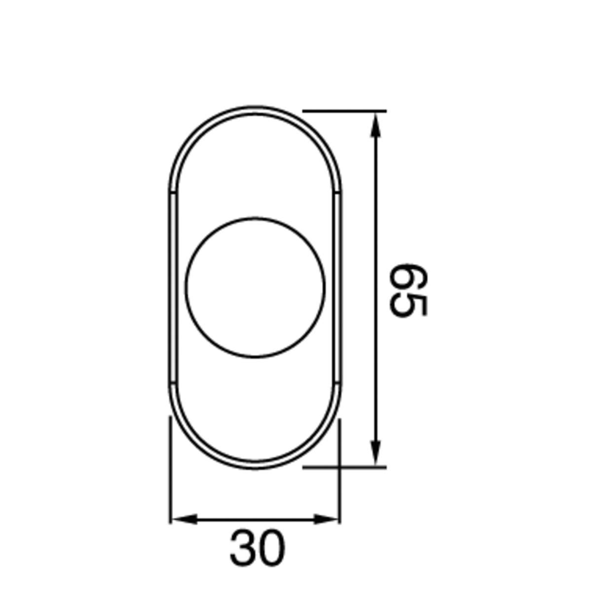 CACHE-MÉCANISME DE PORTE  LAITON NICKELÉ SATINÉ