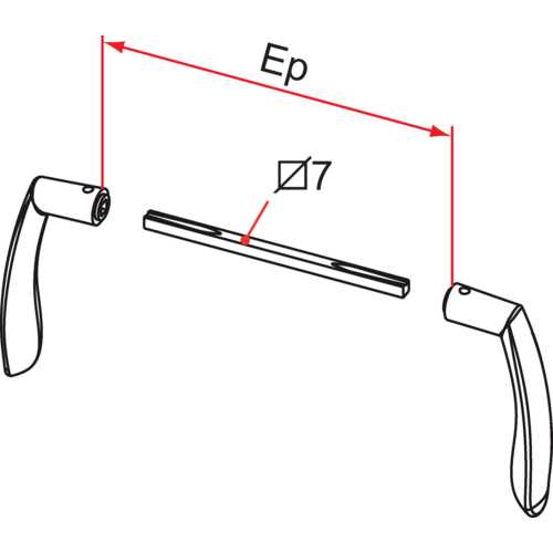 BÉQUILLE DOUBLE MARINEA