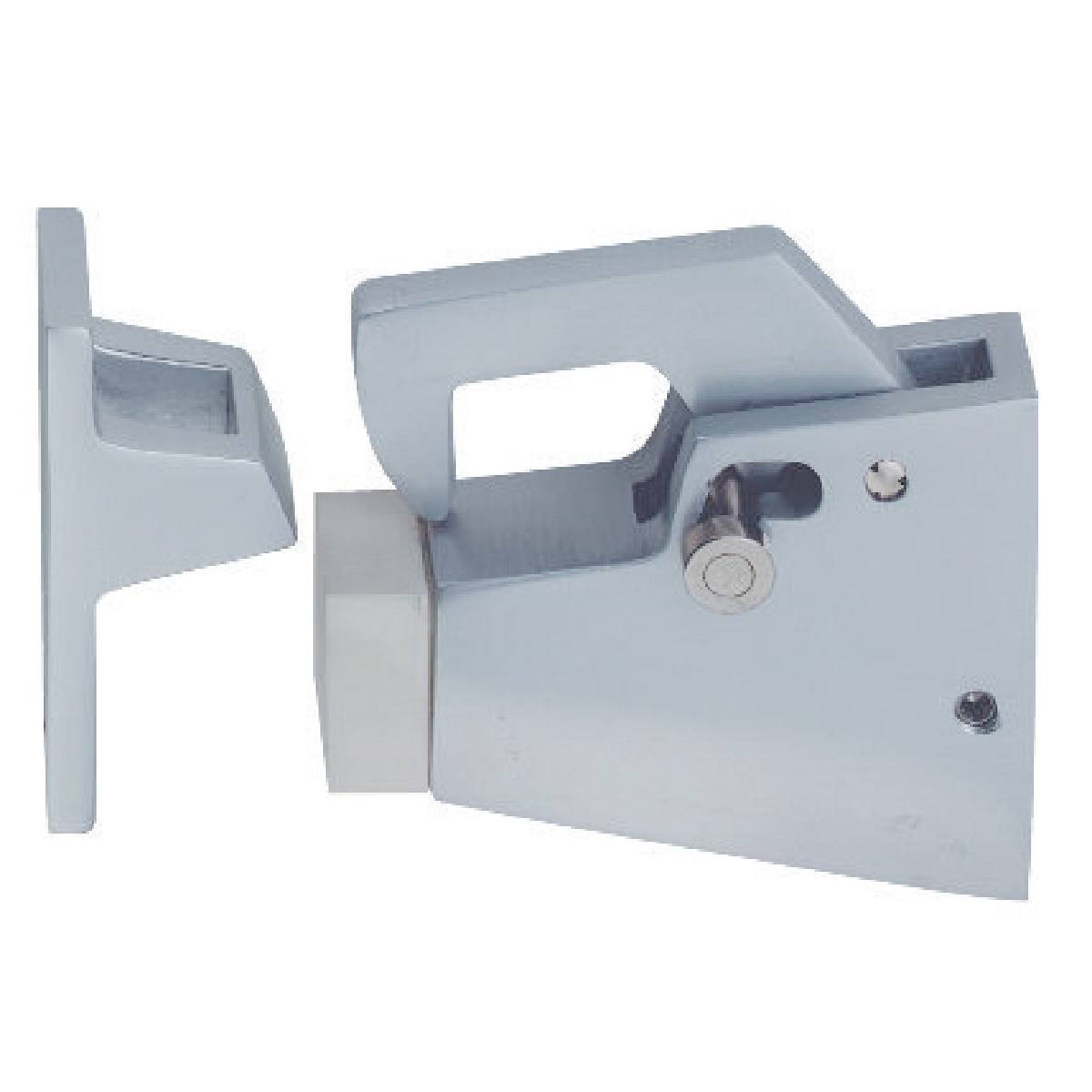 ARRÊT DE PORTE À CROCHET, ALU BLANC