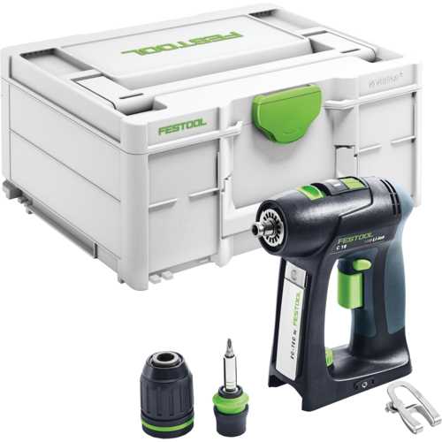 PERCEUSE-VISSEUSE FESTOOL  18 V  45 Nm C18-BASIC