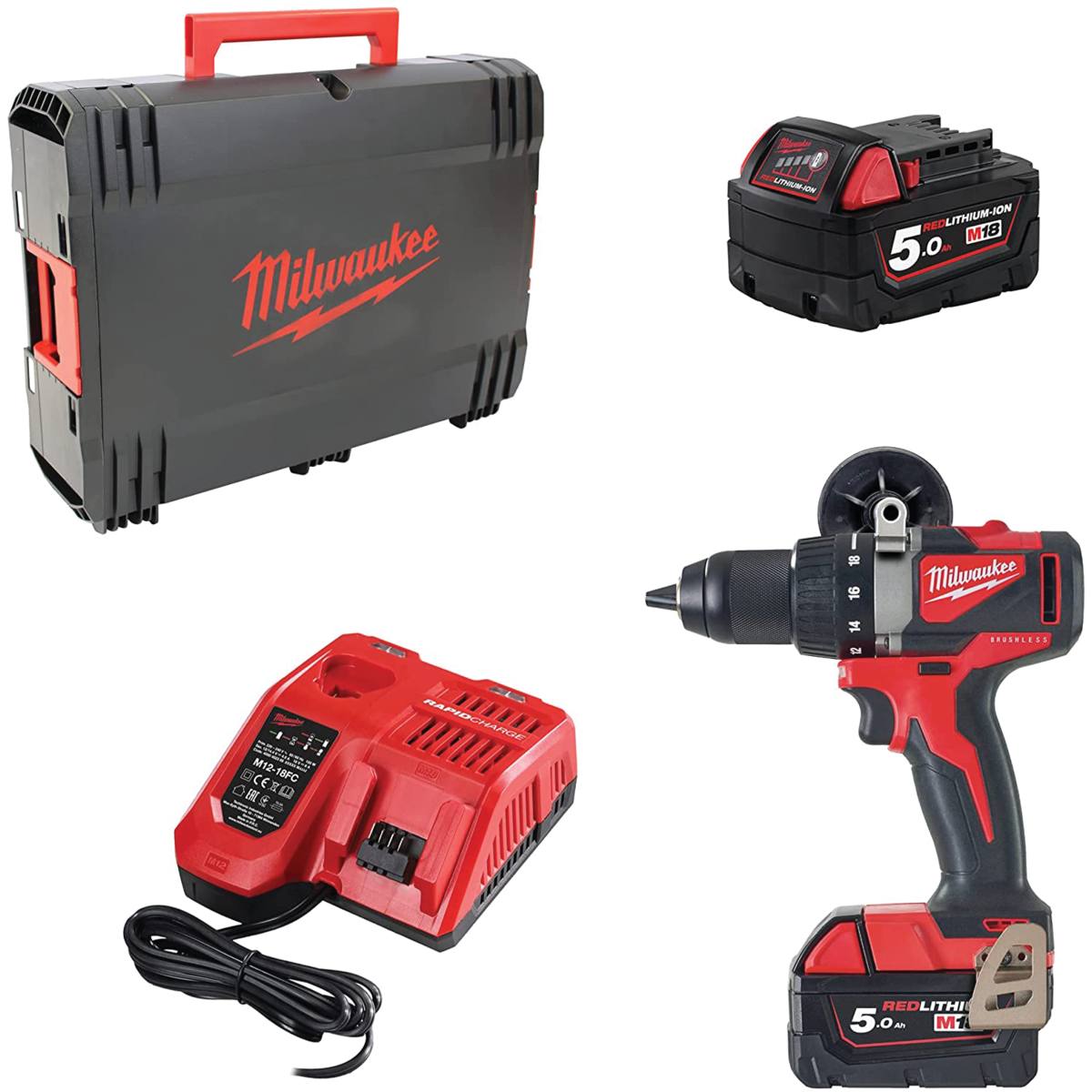 PERCEUSE-VISSEUSE 18V 13 MM 82 Nm
