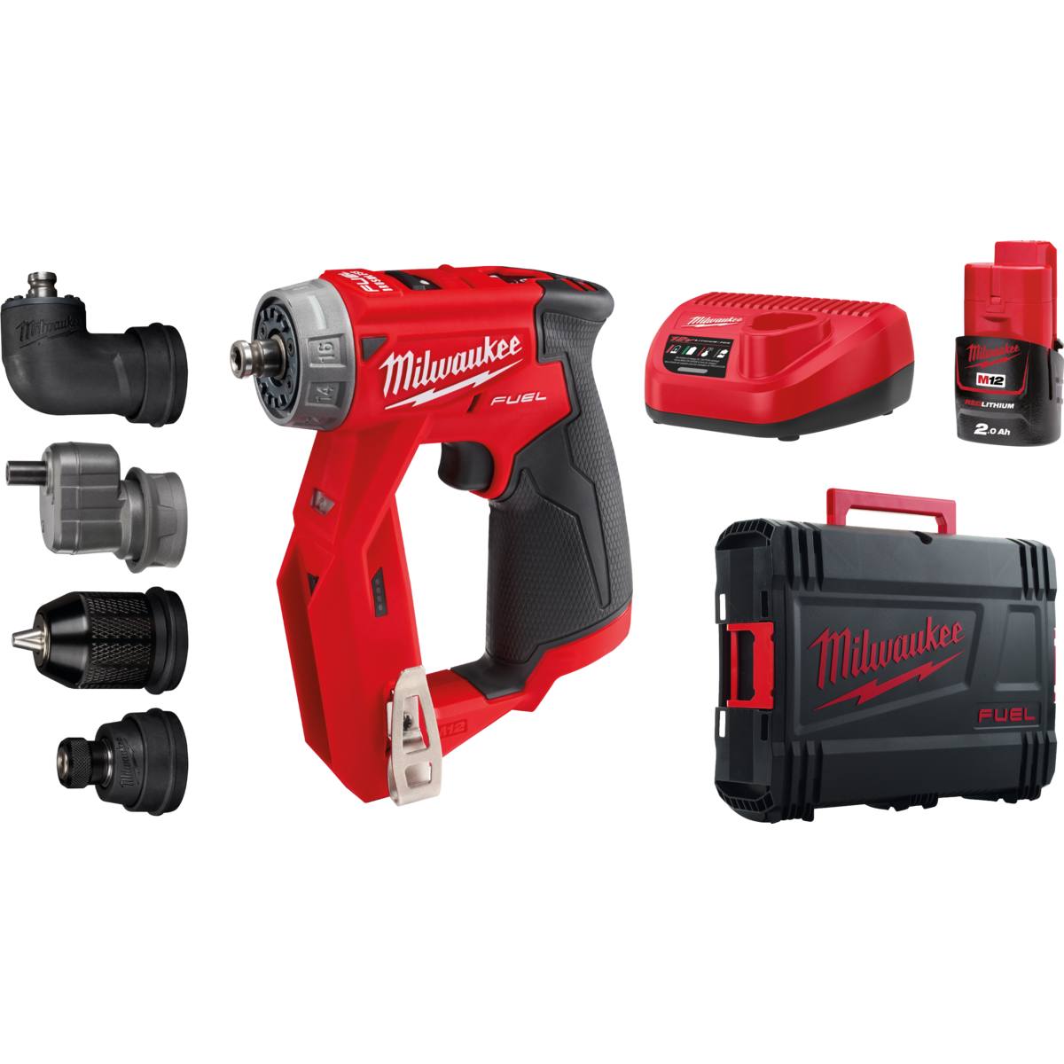 PERCEUSE-VISSEUSE FUEL À MANDRINS AMOVIBLES 12 V LI-ION 2.0 AH